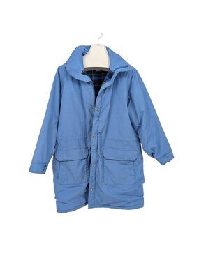 Vtg L.L. Bean Lined Field Coat Barn Coat Outdoor Gorpcore Utility  Cozy Size XL